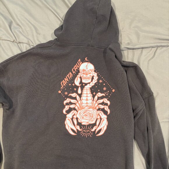 Santa Cruz Hoodie- Crystall Ball and Scorpian - Picture 2 of 3